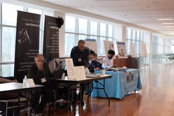 Sponsors Setting Up Their Booths